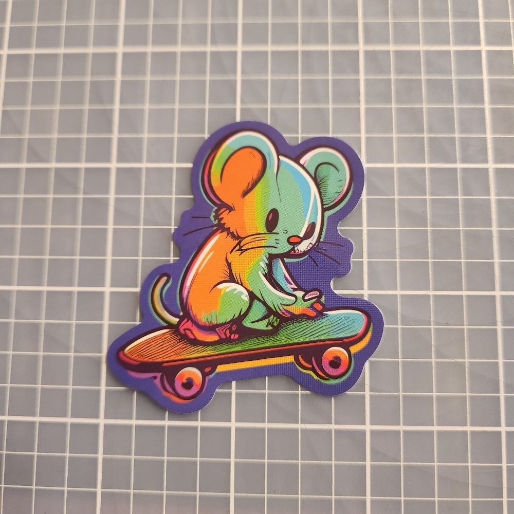 10/$10 Sticker Neon Cartoon Graffiti  Vibrant Colors